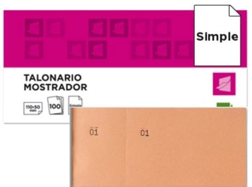 Bloco de Taloes 100fls 6/4 Laranja (TL10)