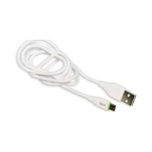 Cabo USB-A/Micro-USB Iggual 1m Branco