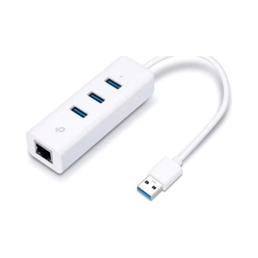 Adaptador TP-Link 3x USB 3.0 p/ Gigabit Ethernet RJ45 UE330