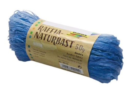 Rafia Folia Novelo 50gr Natural Azul Escuro (9036)