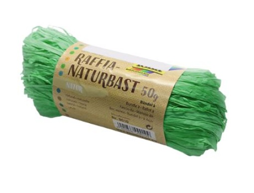 Rafia Folia Novelo 50gr Natural Verde CL (9051)