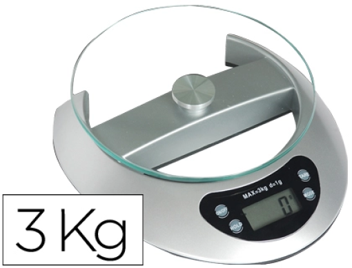 Balanca de Escritorio Q-Connect Electronica Cap.3kg (KF04231)