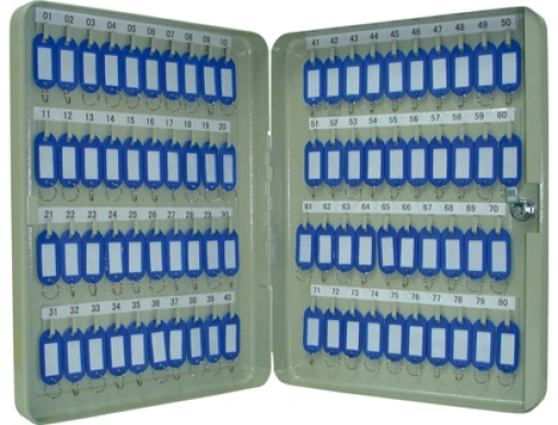 Armario Porta Chaves Q-Connect Metalico 28x37x6cm P/80 Chaves (KF04274)