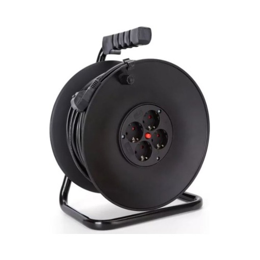 Extensao Aigostar 25m 4 Tomadas C/Enrolador