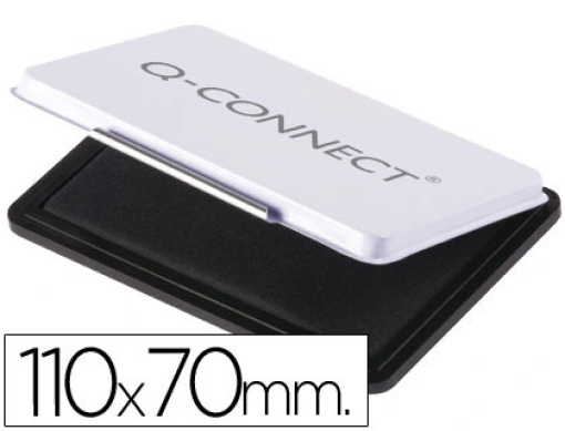 Almofada Para Carimbo Q-Connect 110x70mm Preta (KF25211)