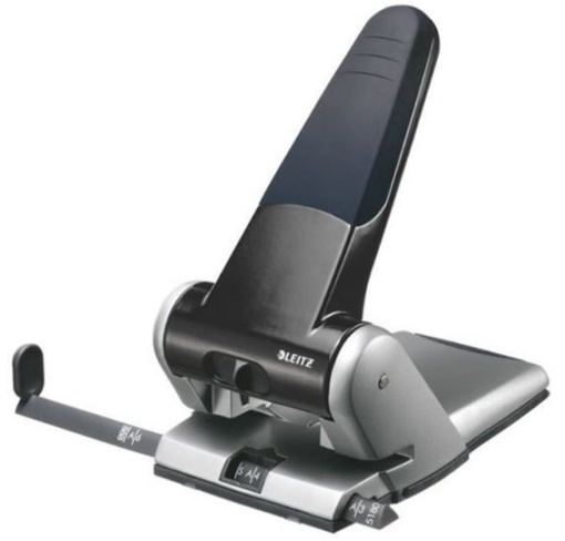 Furador Leitz 5180 63 Folhas Preto