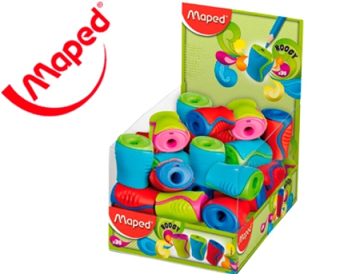 Afia Lapis Maped Boogy Plastico Com Deposito Cores Sortidas (063311)