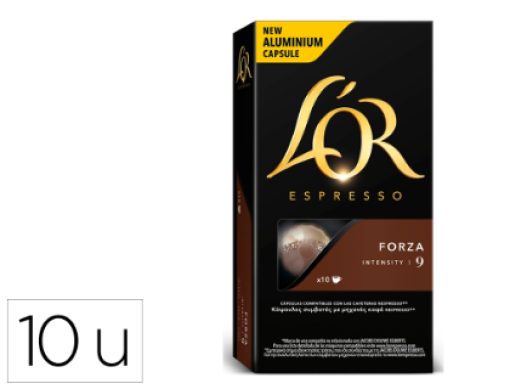Cafe Marcilla L'or Arome Espresso Forza Intensidade 9 Cx.10un. (Compativel Com Nespresso)