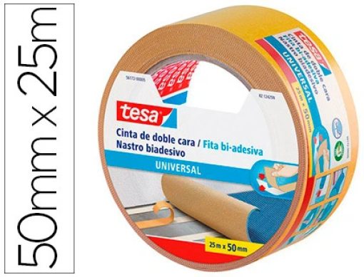 Fita Adesiva Dupla Face Tesa Universal 25mx50mm (56172)