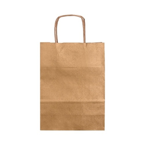 Saco Kraft Q-Connect Natural Asa Retorcida 240x100x310mm
