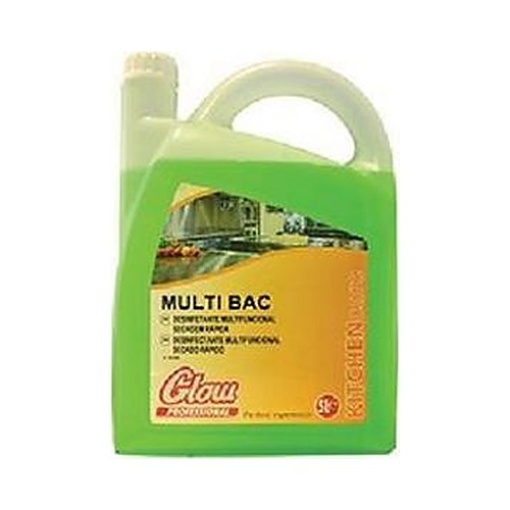 Desinfetante Multifuncional Glow Multi-Bac Secagem Rapida 5L