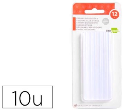 Barra Termofusivel Liderpapel 8mm x 100mm Emb.12uni (Cola Quente)