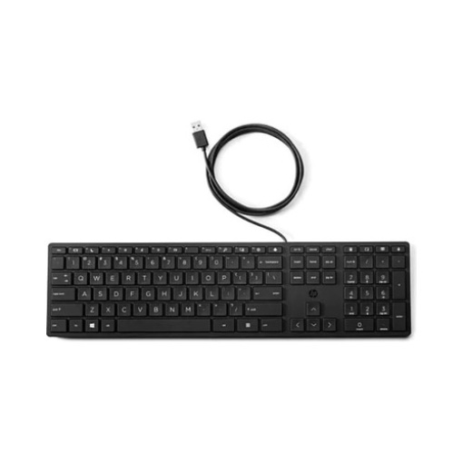 Teclado HP 320K Qwerty Com Cabo Preto