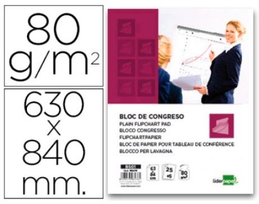 Bloco Congresso Liderpapel 25folhas 63x84cm