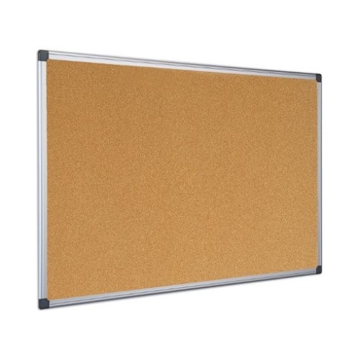 Quadro Cortiça 1200x1200 Aro Aluminio Maya Value (Bi-Office)