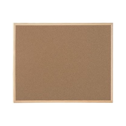 Quadro Cortiça 600x400 Aro Pinho Natural (Bi-Office)