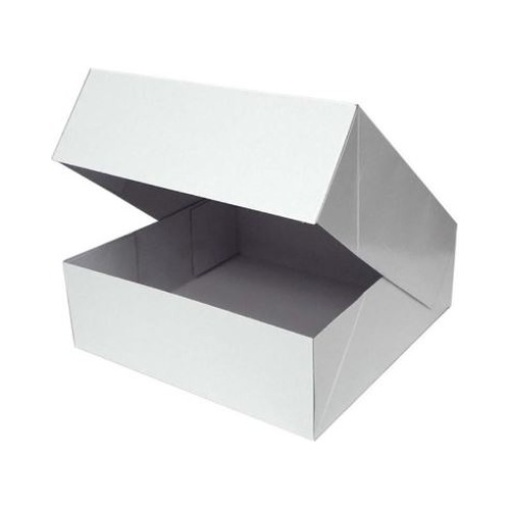Caixa Para Bolos Cartolina Branca 21x17x7cm 200un